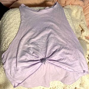 Lavender workout top